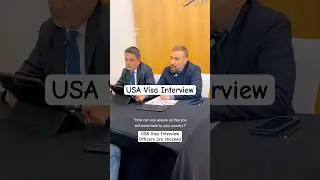 USA Visa Interview! Officers are shocked! #comedy #humorvibes #funny #funnystories #entertainment