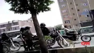 Protesters under atatck