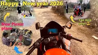 Happy New Year 2026 🎉 | New Picnic Place Ride 🏍️ | Fans Mile 😍