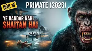 Primate Movie Explained in Hindi | जब Rabies ने बंदर को हत्यारा बना दिया 😱