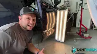 Paintless Dent Removal 2020 Rav 4 lower door dents. Dent Baron Raleigh NC