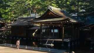A Sacred Morning at Misogi Shrine: Quiet Prayers & Sacred Rope in Gentle Sunlight (身曾岐神社)
