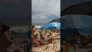🇧🇷 Leblon beach Rio de Janeiro | beach walk 4k 🌴