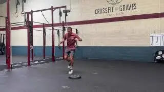 Lateral Ankle Hop Over Plate
