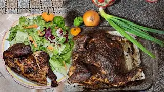 HOW TO MAKE THE PERFECT OVER JERK CHICKEN | BUTTERFLY CHICKEN