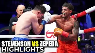 Shakur Stevenson Vs William Zepeda ENTIRE Fight Highlights