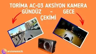 TORİMA AC-03 4K WİFİ AKSİYON KAMERASI GECE-G&Uuml;ND&Uuml;Z G&Ouml;R&Uuml;NT&Uuml; KALİTESİ İNCELEME !! (MOTOVLOG &Ccedil;EKİMİ !!)