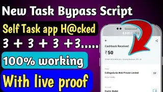 New Paytm Earning Application | New Self Task Application Task Bypass Scripts | New Earning App |