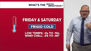 1-19-26 Central Iowa Forecast - Coldest Air of the Season hits Thursday Night -Dangerous Wind Chills