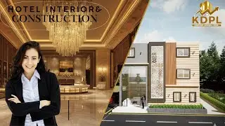 Luxury Hotel Interior Designing || Hotel || #3dwalkthrough #interiordesign #construction #interior