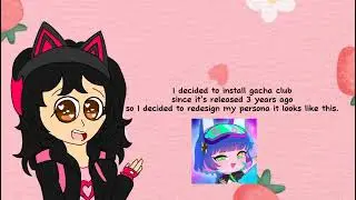 History about how I made my Main Persona