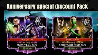Anniversary special sale Make it Rain Pack Openings in Mk mobile.