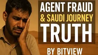 Saudi Arabia Journey Struggles | Agent Fraud & Real Story of Ahmed | By BitView