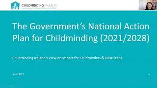 Updated Video: Childminding Ireland Explain Main Points of National Action Plan for Childminding