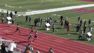 Foothill HS Boys 4x100m relay team (lane 5) wins EBAL Championships (43.55)