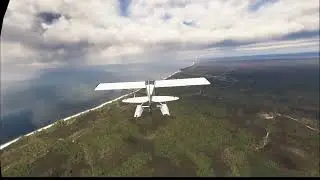 Визуальный полет на Zlin Shock Ultra с посадкой на воду в MSFS 2020 с VR