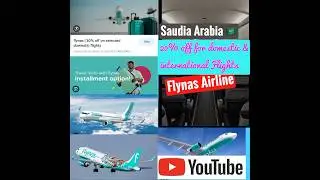 Flynas - Get 20% discount on all domestic & International flights | Oct-23| #ytshorts #shortsyoutube