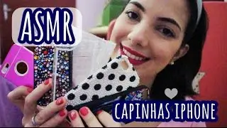 ASMR: Capinhas de celular (Vídeo para relaxar e dar sono) scratching, tapping e fala baixa.