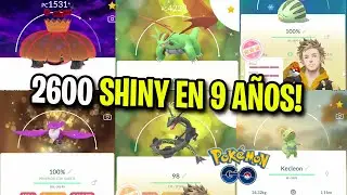 MI COLECCIÓN DE POKÉMON SHINY EN 9 AÑOS DE POKÉMON GO!