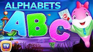 ChuChu TV Baby Shark ABC | Learn Alphabets with Baby Sharks & Friends | Nursery Rhymes & Kids Songs