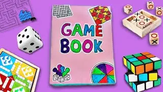 8 DIY Games in a Book | DIY Easy Paper Game's 🎯