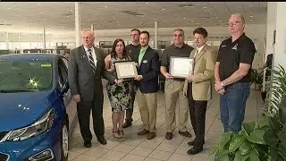 Greenwood Chevy recognized as eco-friendly car dealership