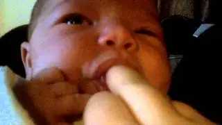 baby sister crying