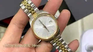 Review Tissot BALLADE Nữ 34mm | Phong C&aacute;ch Thanh Lịch Kiểu Rolex, Rất Dễ Đeo