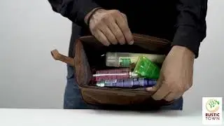 Hands On | Rustic Town Megan Cosmetic Bag (Brown)