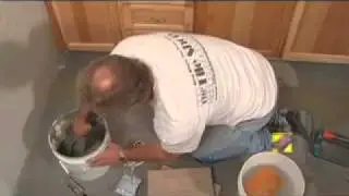 How To Install Kitchen Tile - Kitchen Floor Tile Install Video