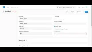 How To Create A Service Item on ERPNext