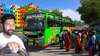 Balaji Bus bus driving Ets2 g29 steering wheel gameplay Tamil - VTG