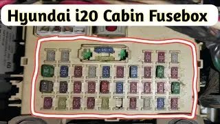 Hyundai i20 Cabin Fusebox Details Explained ☝️#car #automobile #hyundai #i20 #fuse #fusion #fusebox