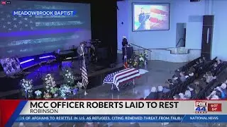 MCC Officer Ricky Roberts laid to rest
