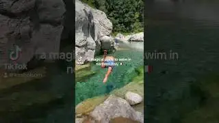 Wild swimming in Northern Italy 🇮🇹🏊&zwj;♀️