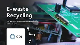 Electronic waste recycling: the non-toxic way to dissolve metals so they can be re-used