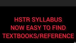HSTR recruitment syllabus 2023#hstr syllabus#hstr2023#ncert textbooks tr
