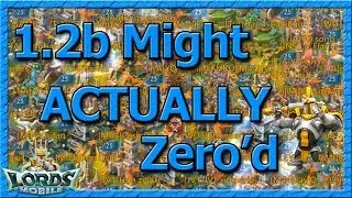 1.2 Billion Might Actually Zero'd  - Lords Mobile