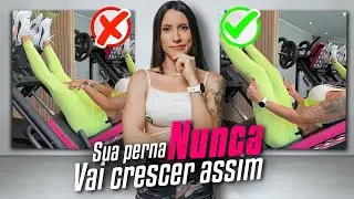 5 erros no LEG PRESS que impedem SUA PERNA DE CRESCER