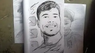MrBeast drawing step by step #mrbeast @MrBeast