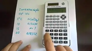Interpolação com a HP 10S
