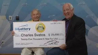 Iowa City Man Wins $25,000 A Year For Life!