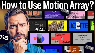 How to Use Motion Array (Motion Array Tutorial)