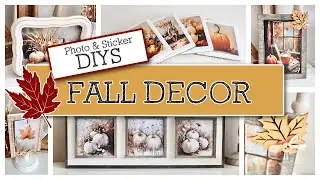 High-End Fall Decor DIYs Using Photo Prints & Stickers | *NEW* Liene PixCut S1