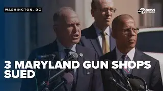 DC, Maryland leaders discuss efforts to curb illegal interstate gun trafficking