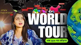 Complete World Mapping: 😲UPSC wants you to know BASICS! By Sahil bhaiya