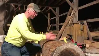 Setting Up Logs Properly For Cutting Timbers: Timber Frame Vlog 68