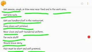 Point of Grooming standard and hygiene maintain in hotel management course|| हिंदी मे||