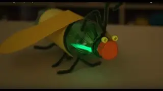 Glowing Firefly Recycled Bottle Craft