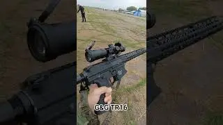 #Airsoft rifle #G&G #TR16 with scope #VectorOptics #airsoftnation